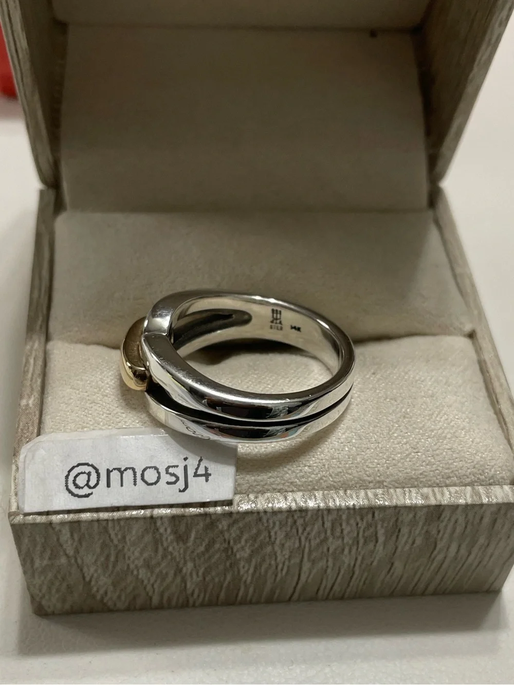 Retired James Avery Enduring Bond Ring